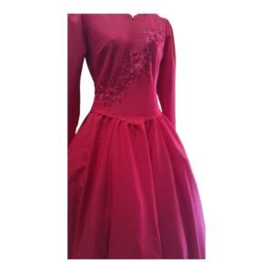 Vestido de Prenda - Vemelho