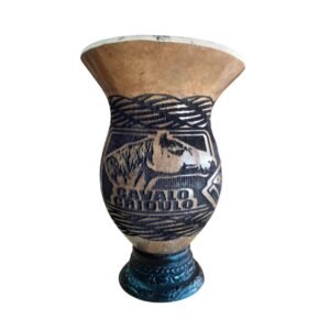 Cuia Grande_Porongo - Cavalo Entalhado